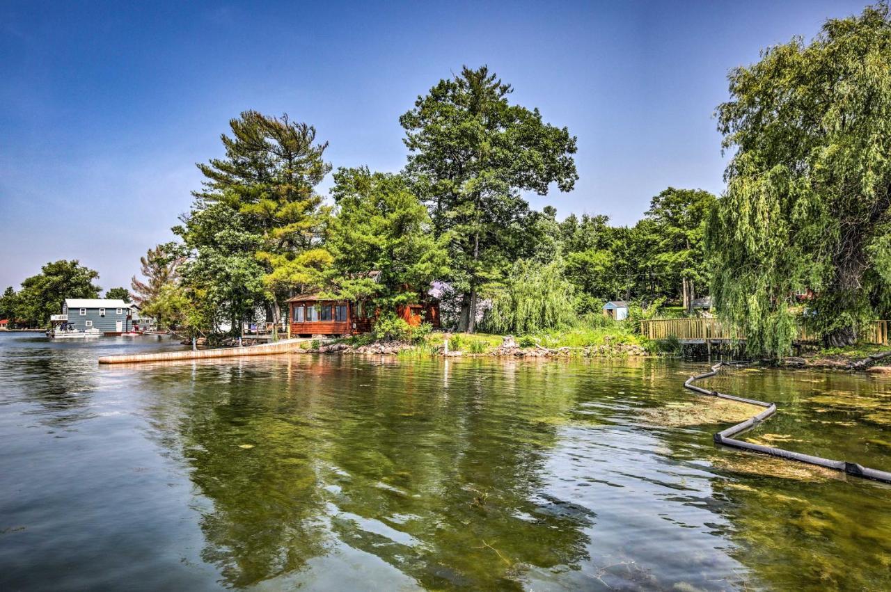 Private Island With Land Access Cabin Hammond Exteriör bild